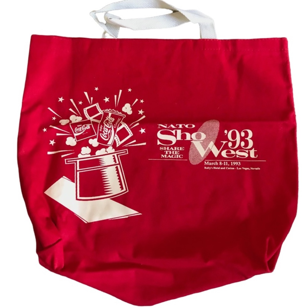 Unisex 1993 ShoWest/Coca Cola Tote Bag - NWOT